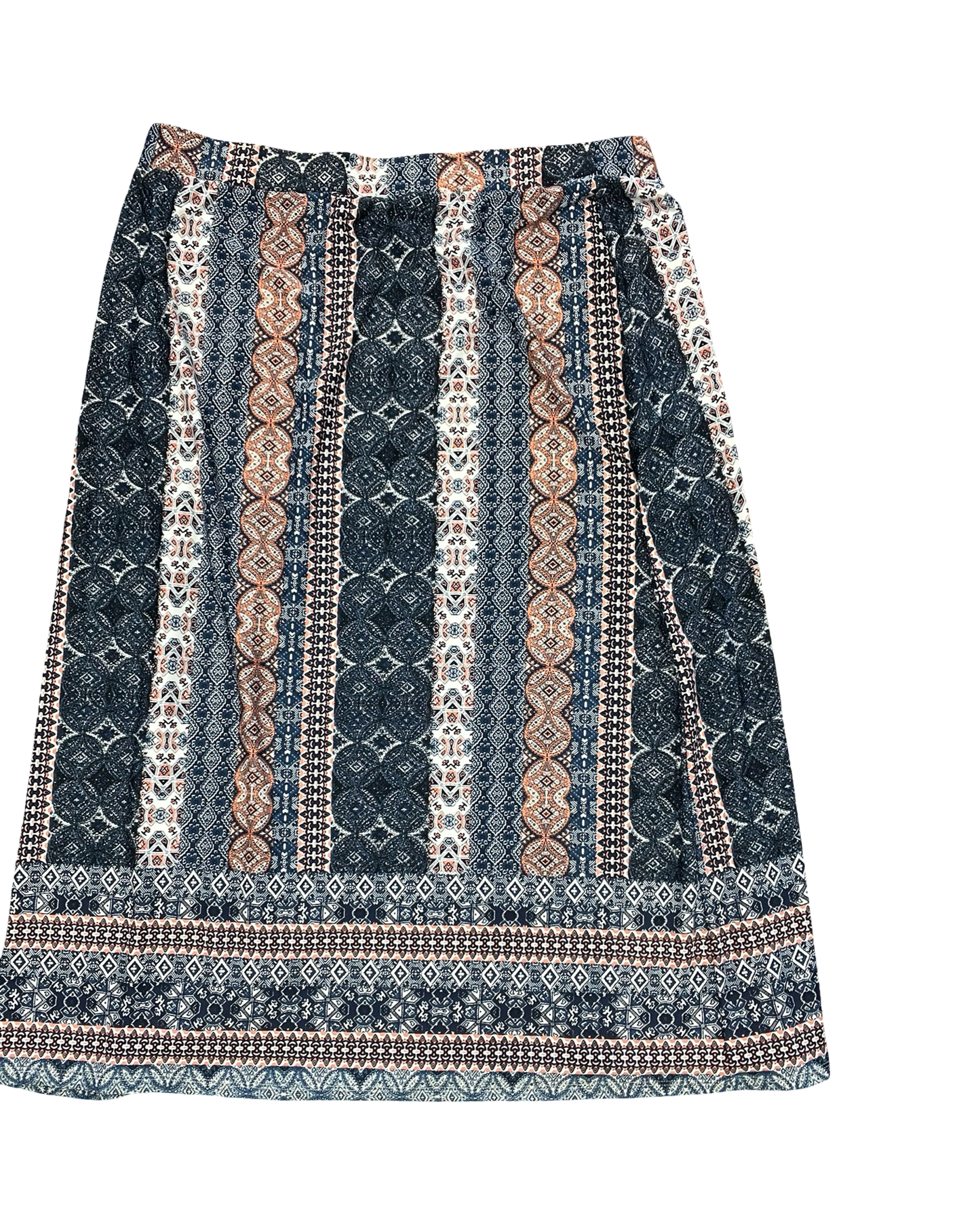 Skirt Maxi By Cj Banks In Blue & Orange, Size:1X