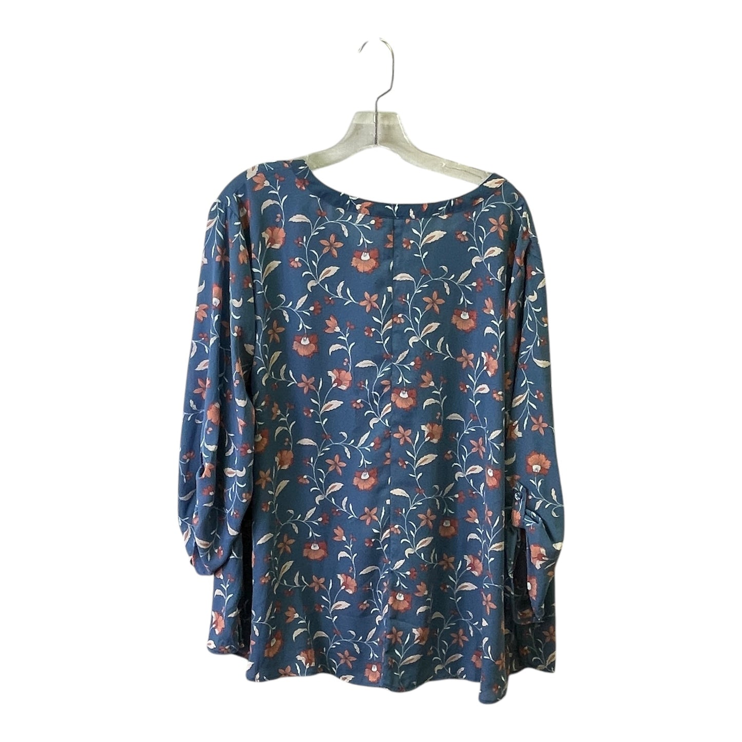 Top Ss By Catherines In Blue & Pink, Size:2X