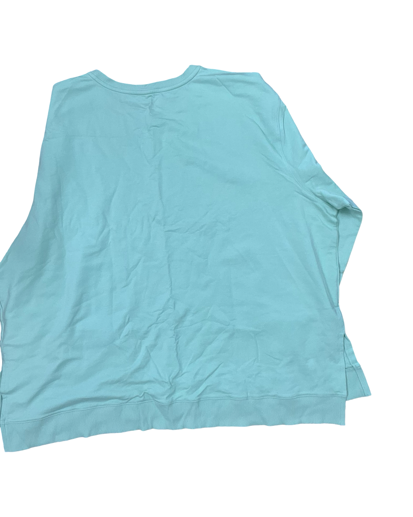 Sweatshirt Crewneck By Zuda In Green, Size:3X