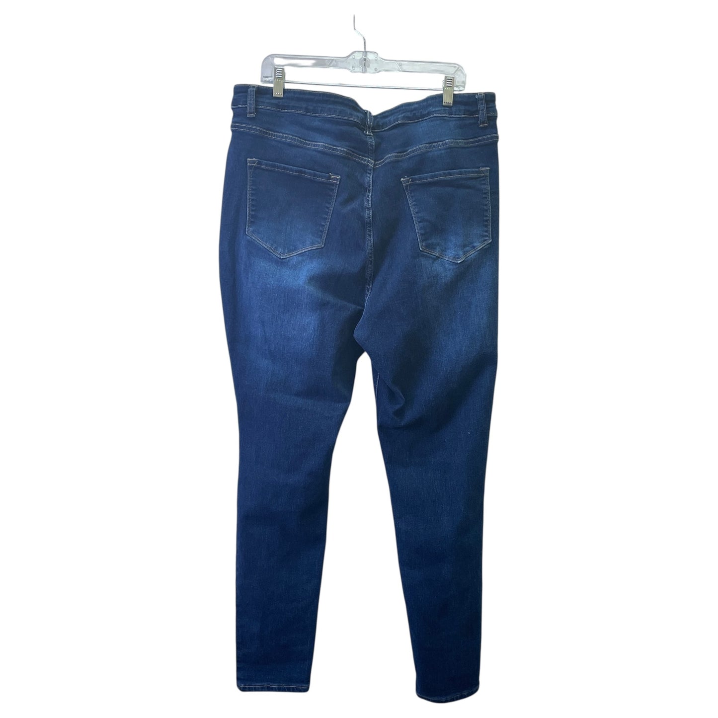JEANS SKINNY by FASHION NOVA In BLUE DENIM, Size: 20