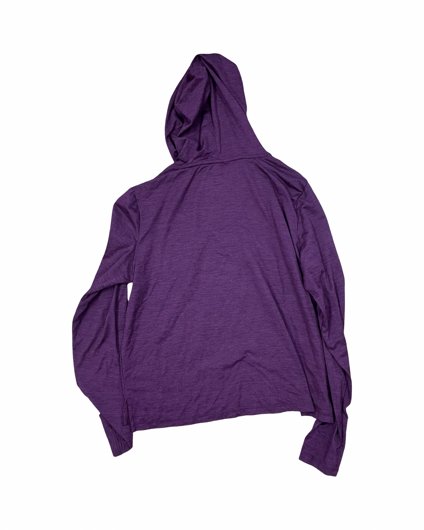 Athletic Top Ls Collar By Reebok In Purple, Size:L