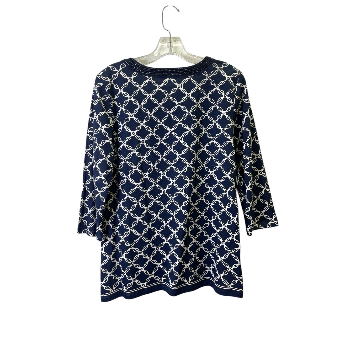 TOP LS by CHARTER CLUB In BLUE, Size: M