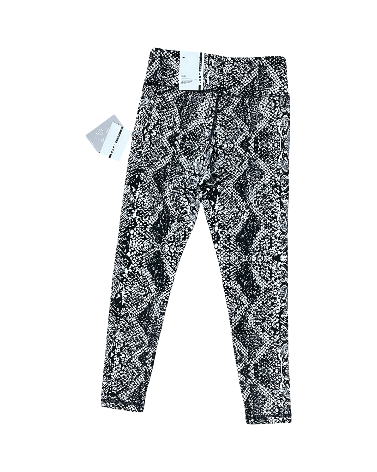 Athletic Leggings By Dkny In Snakeskin Print, Size:S