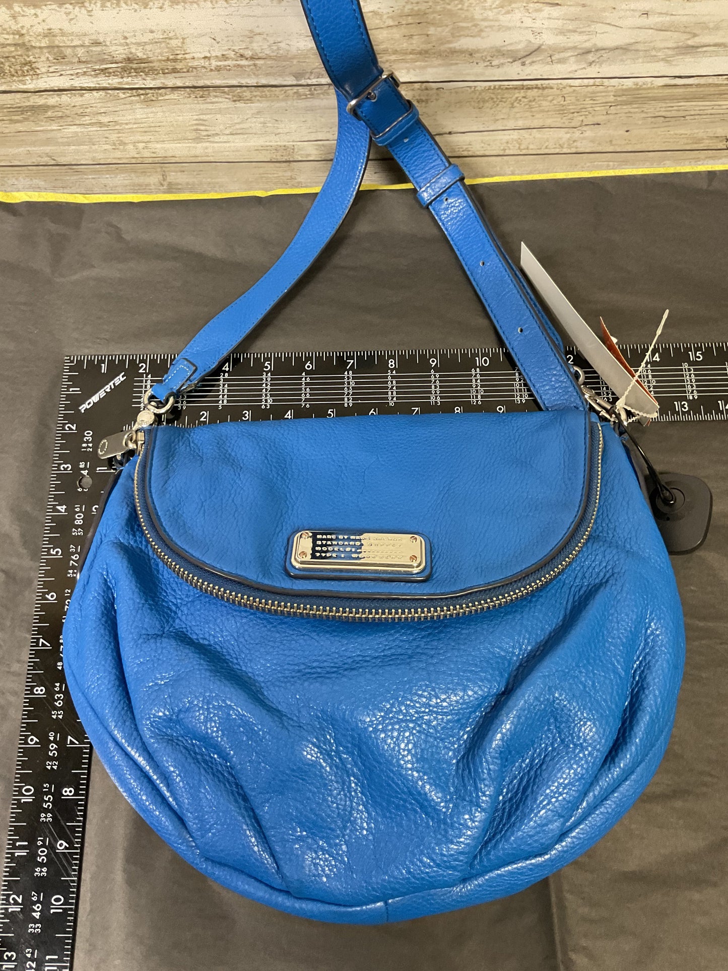 Crossbody Designer By Marc By Marc Jacobs In Blue, Size:Medium