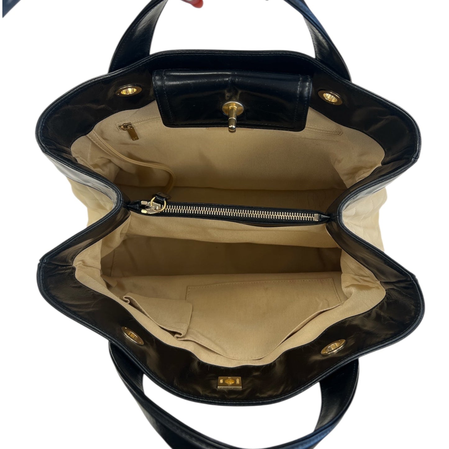 Handbag Luxury Designer By Chanel In Cream, Size:Medium