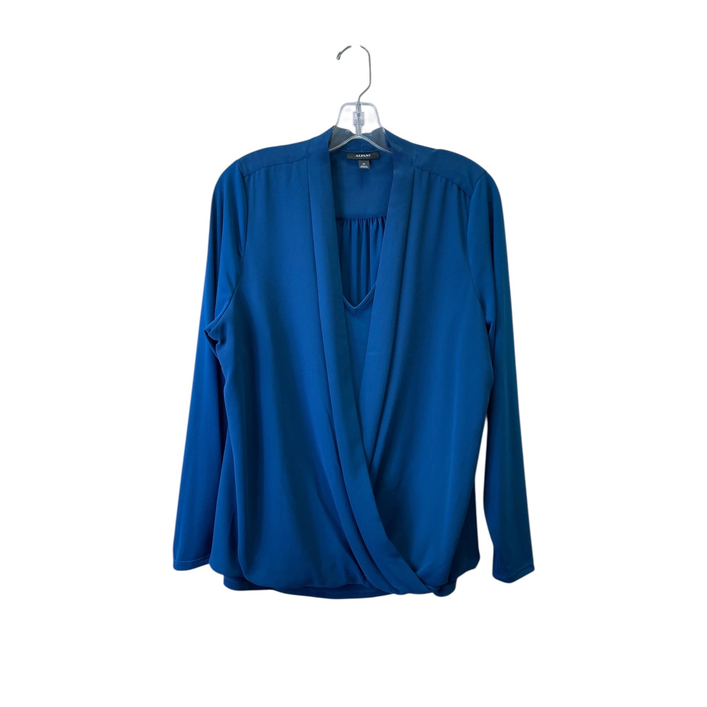 Top Ls By Alfani In Blue, Size:2X