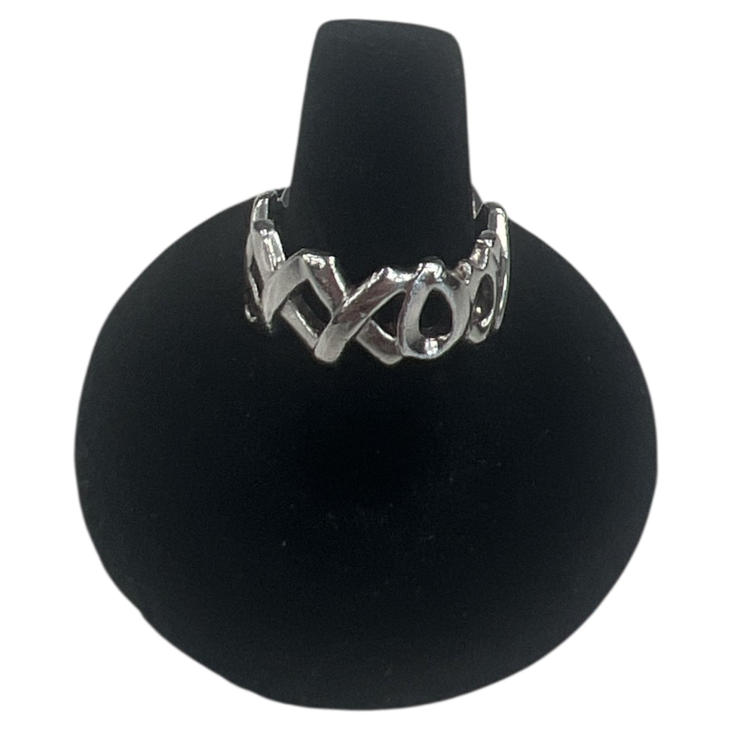 Ring Luxury Designer By Tiffany And Company In Silver, Size:9