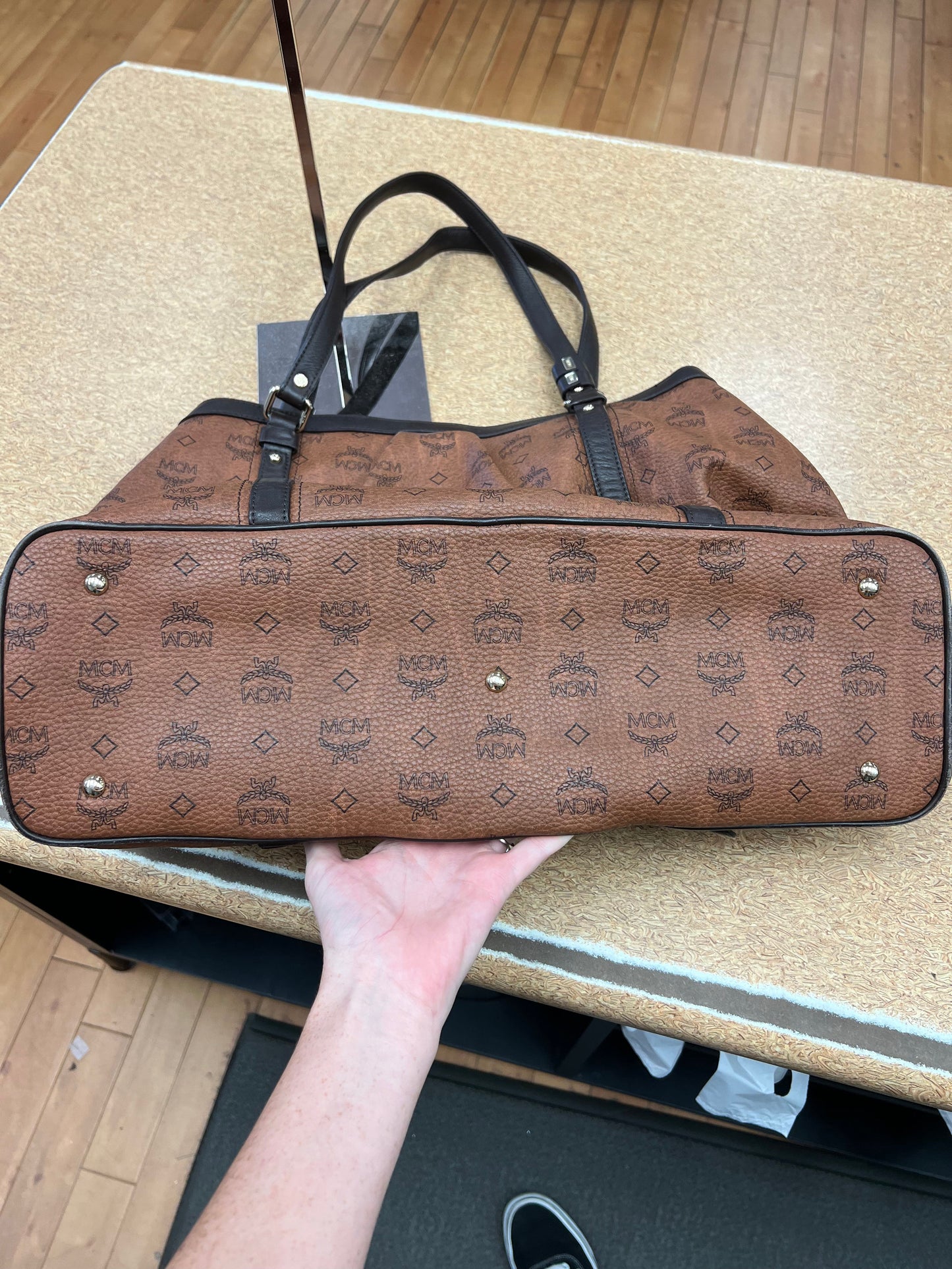HANDBAG LUXURY DESIGNER by MCM In BROWN, Size: LARGE