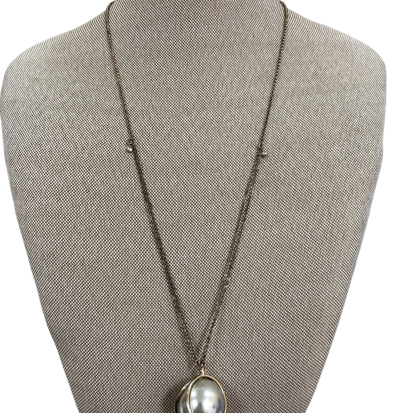 Necklace Charm By Loft In Silver