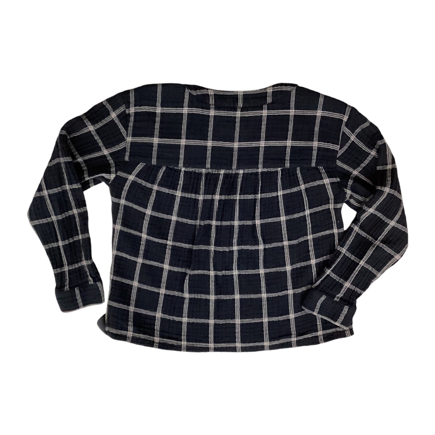 Top Ls By Madewell In Plaid Pattern, Size:M