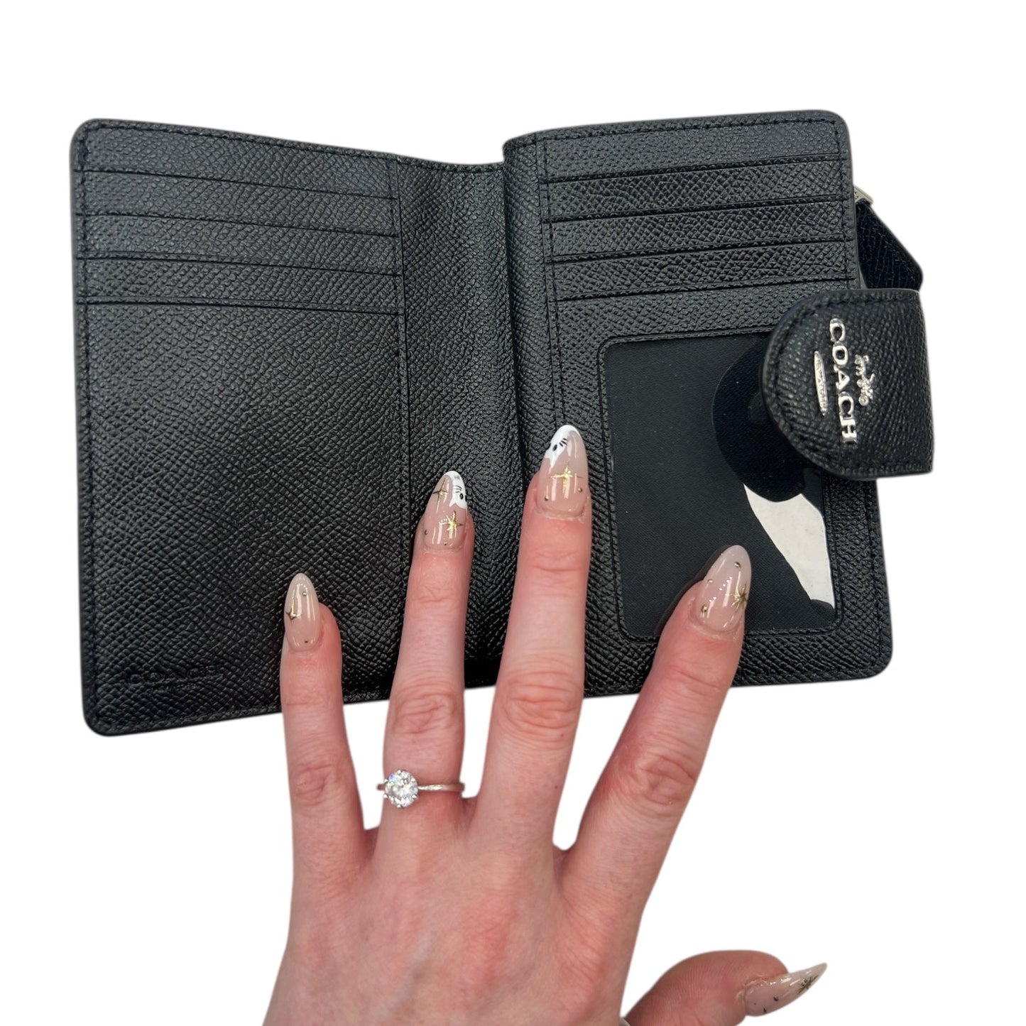 Wallet Designer By Coach In Black, Size:Medium