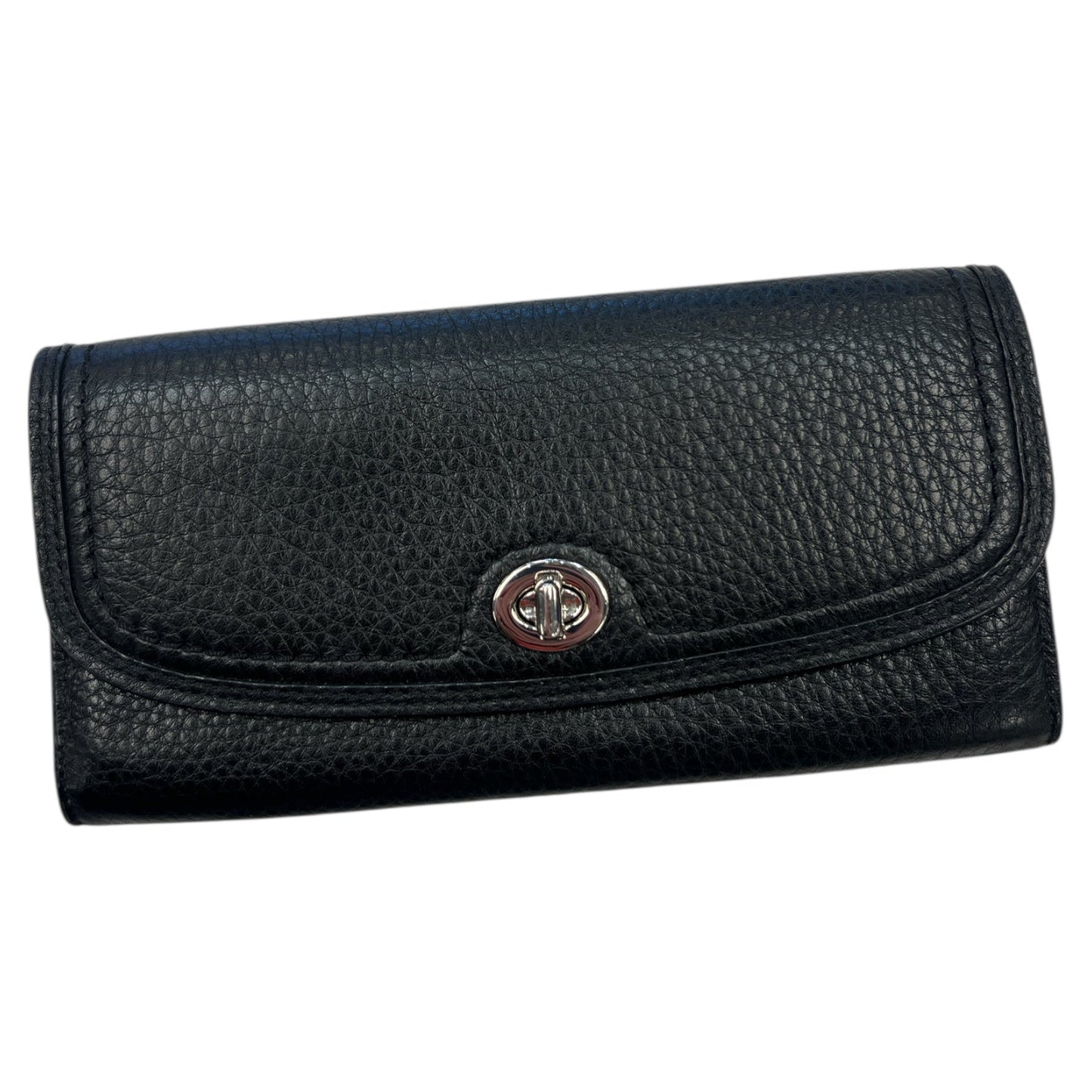 Wallet Designer By Coach In Black, Size:Large