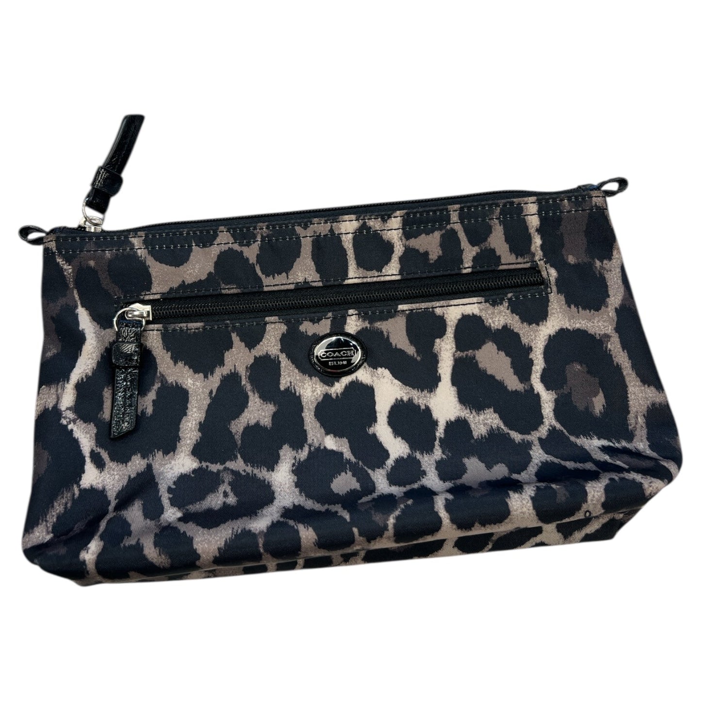 Makeup Bag Designer By Coach In Animal Print, Size:Large