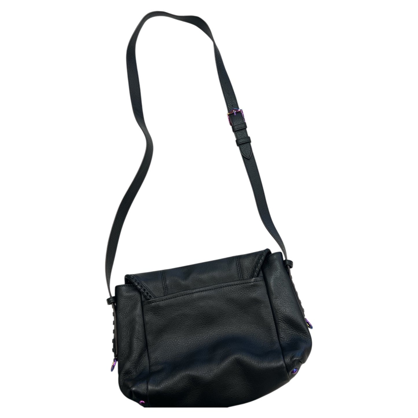 Crossbody Leather By Aimee Kestenberg In Black, Size:Large