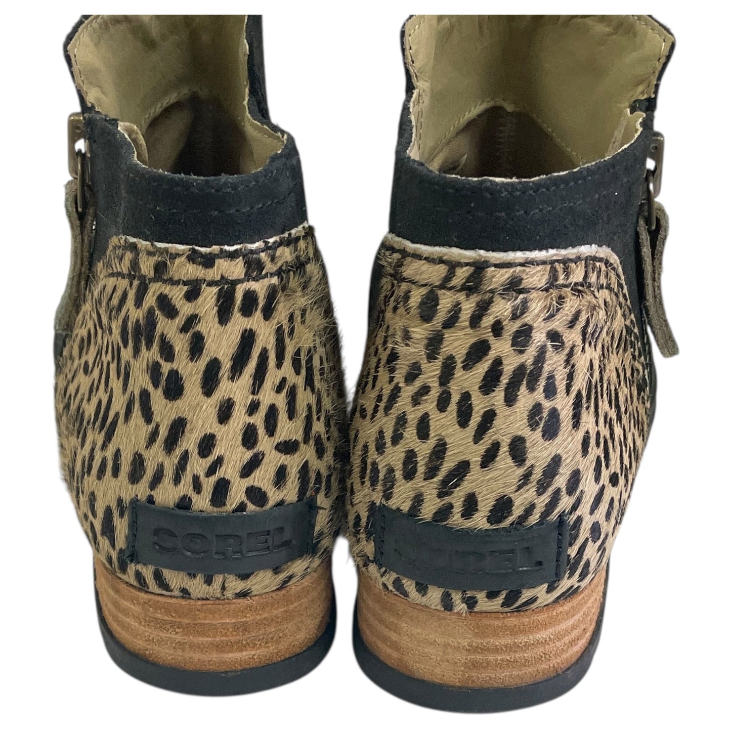 BOOTS ANKLE FLATS by SOREL in BLACK, Size:7.5
