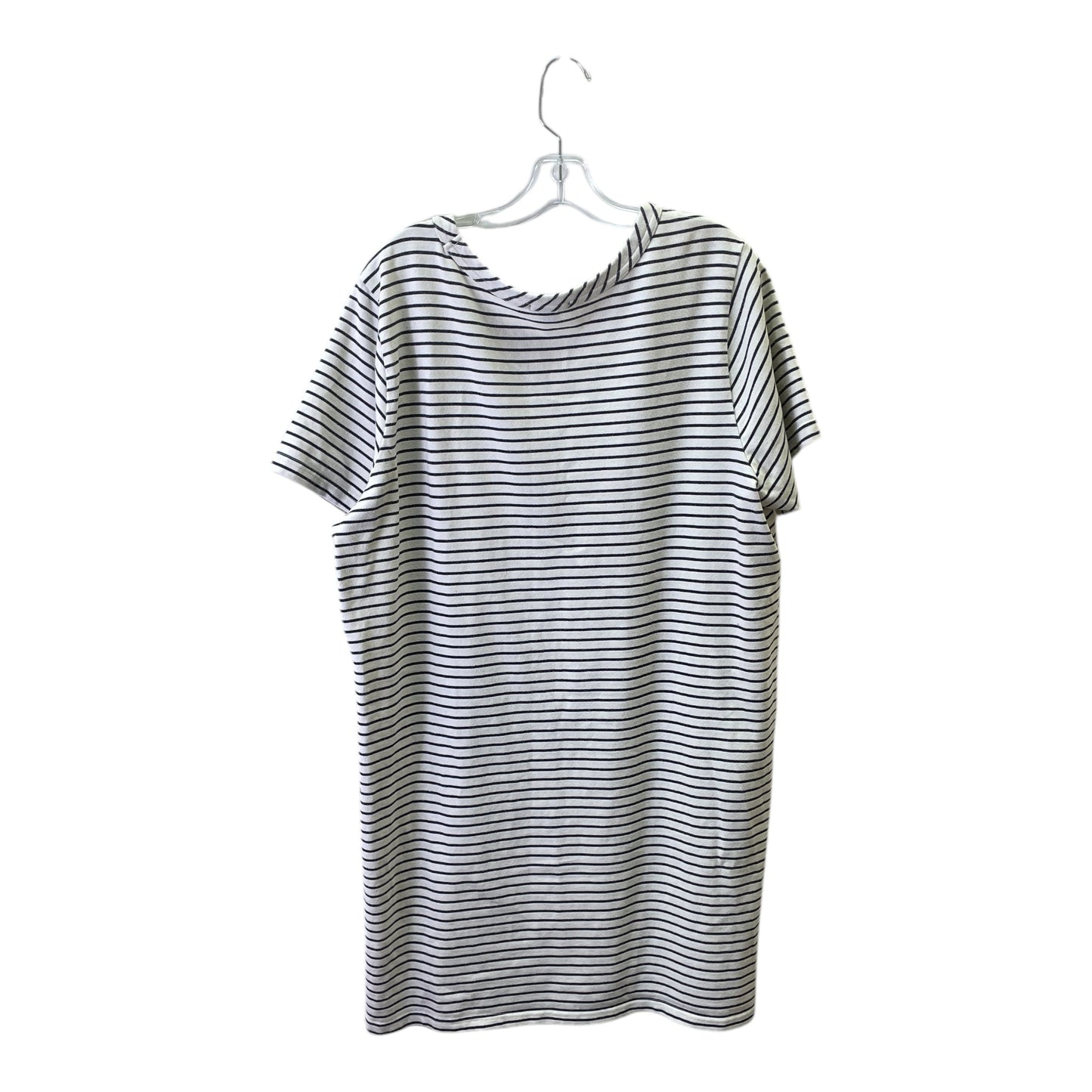 Dress Casual Midi By Buffalo David Bitton In Black & White, Size:Xl