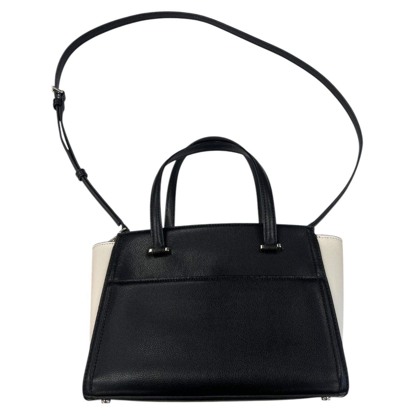 Handbag Designer By Kate Spade In Black & Cream, Size:Large