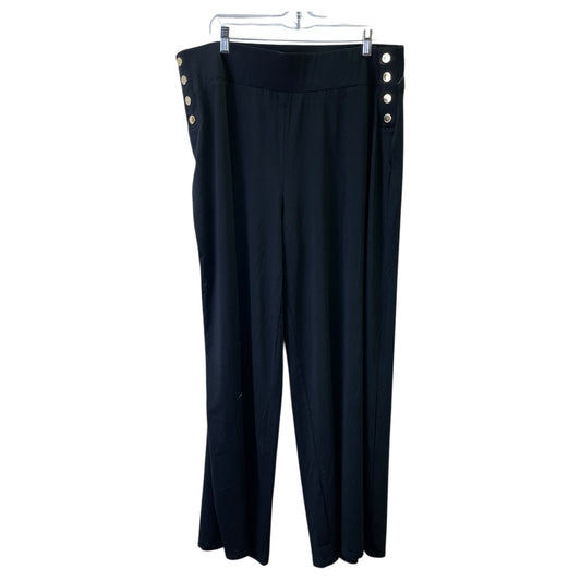 Pants Designer By Halston In Black, Size:16