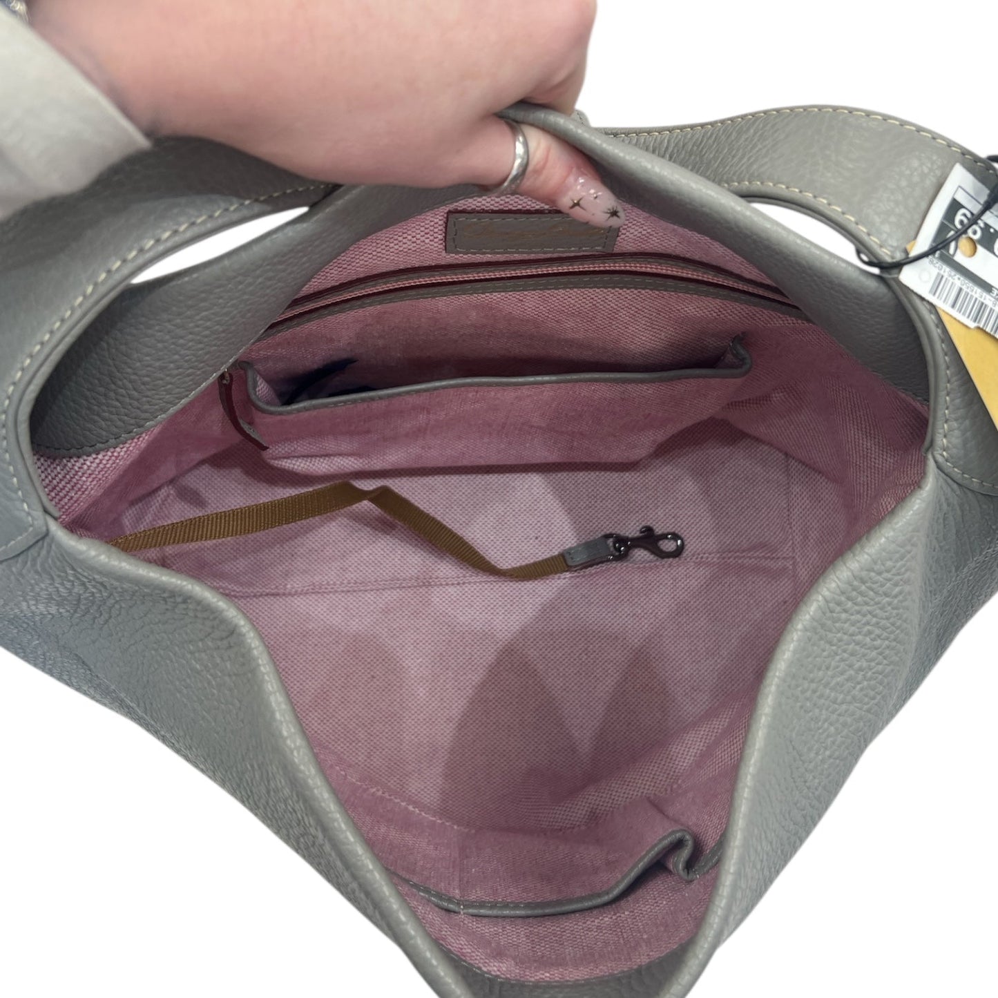 Handbag Designer By Dooney And Bourke In Grey, Size:Large