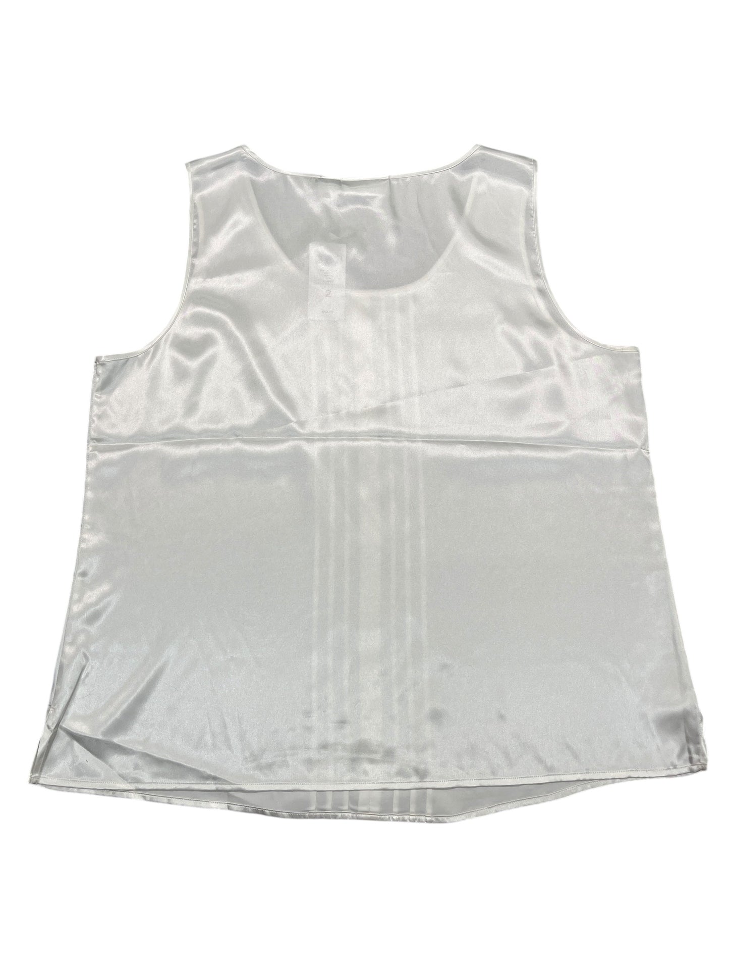 Blouse Sleeveless By Chicos In White, Size:L