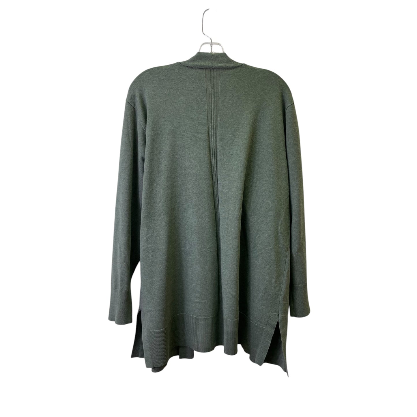 Sweater Cardigan By Terra & Sky In Green, Size:14