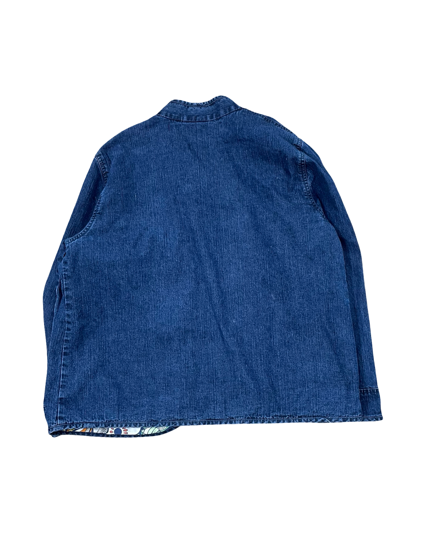 Jacket Denim By Alfred Dunner In Blue Denim, Size:Xl
