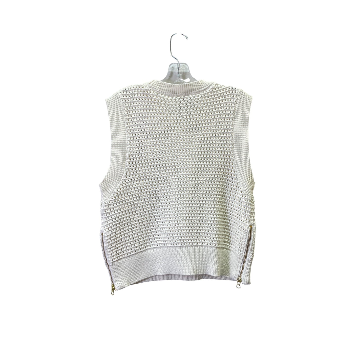 Vest Sweater By Varley In Cream, Size:L