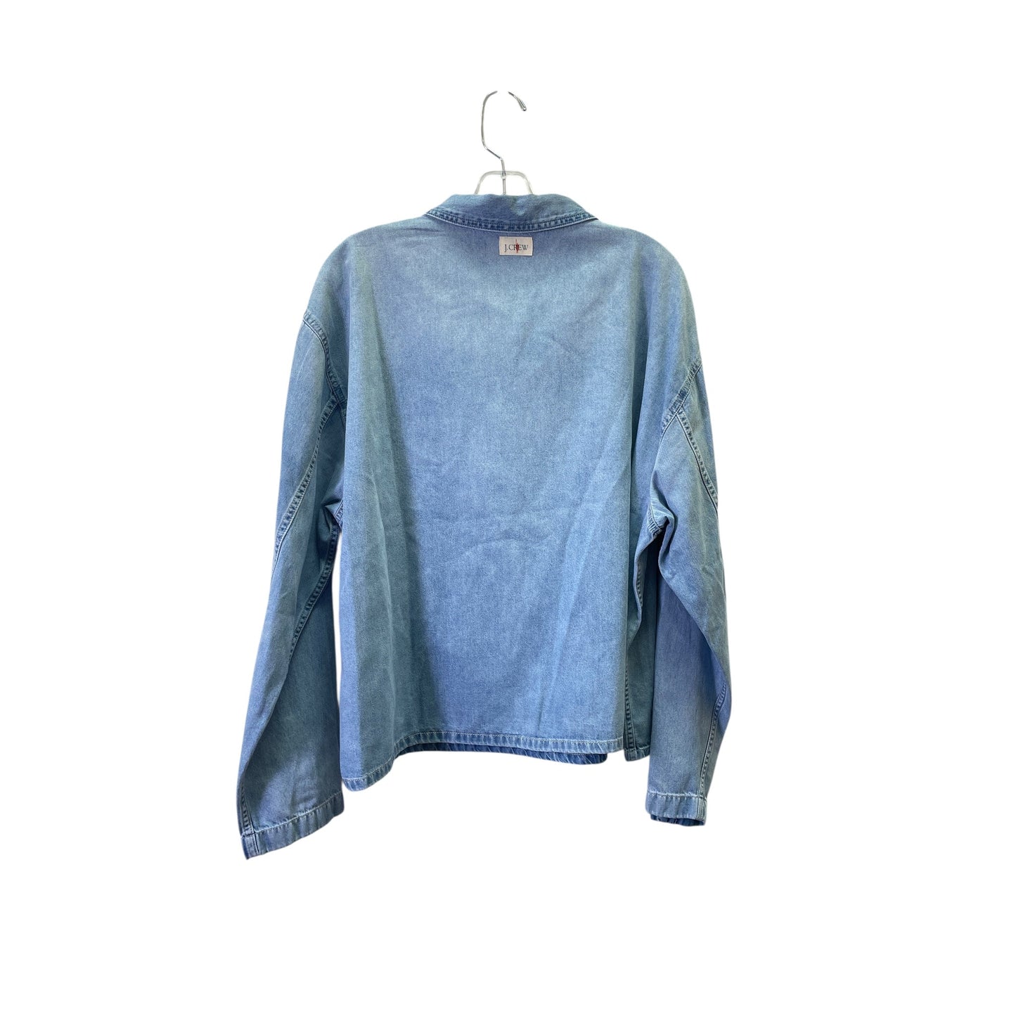 Top Ls By J. Crew In Blue Denim, Size:Xl