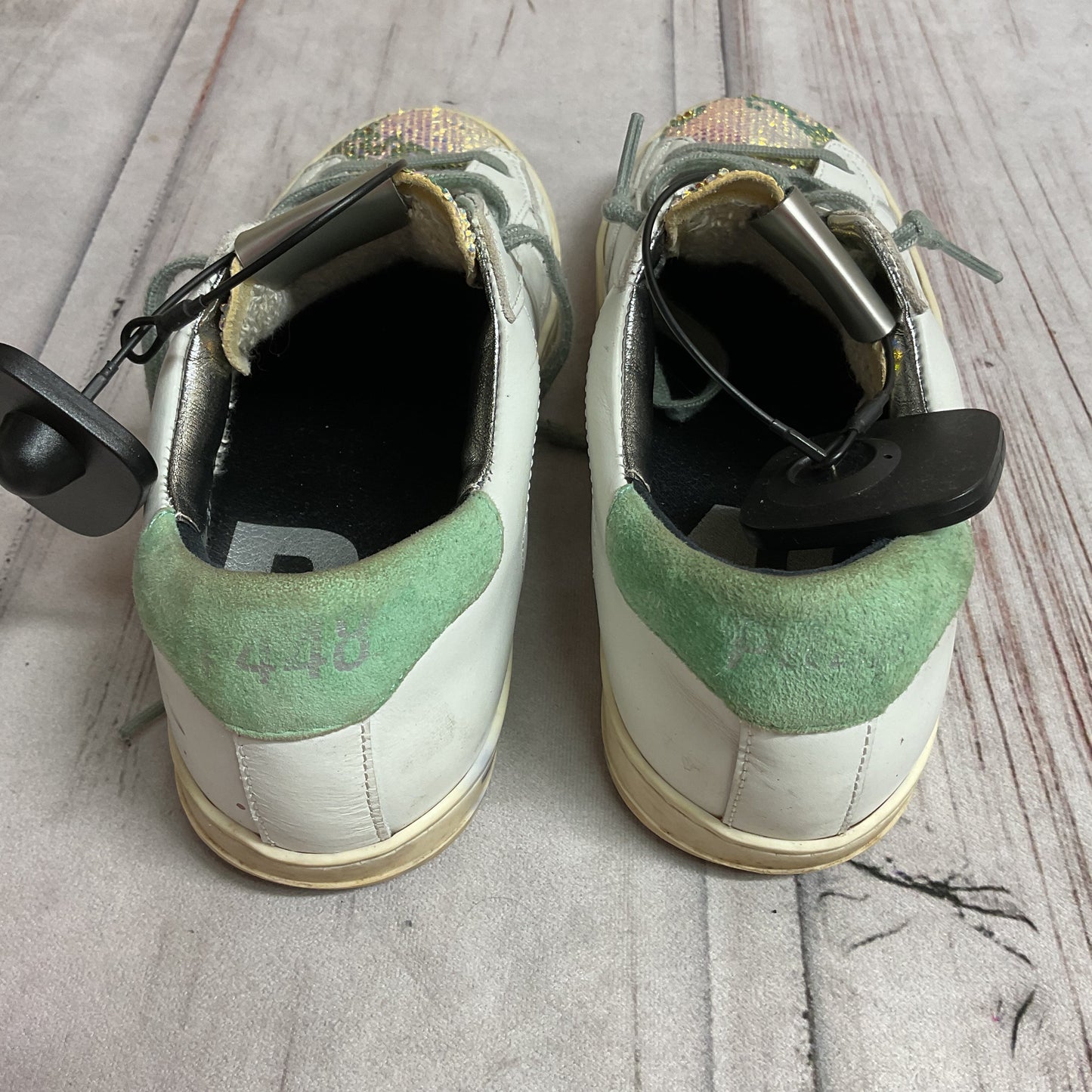 Shoes Sneakers By P448 In Green, Size:37