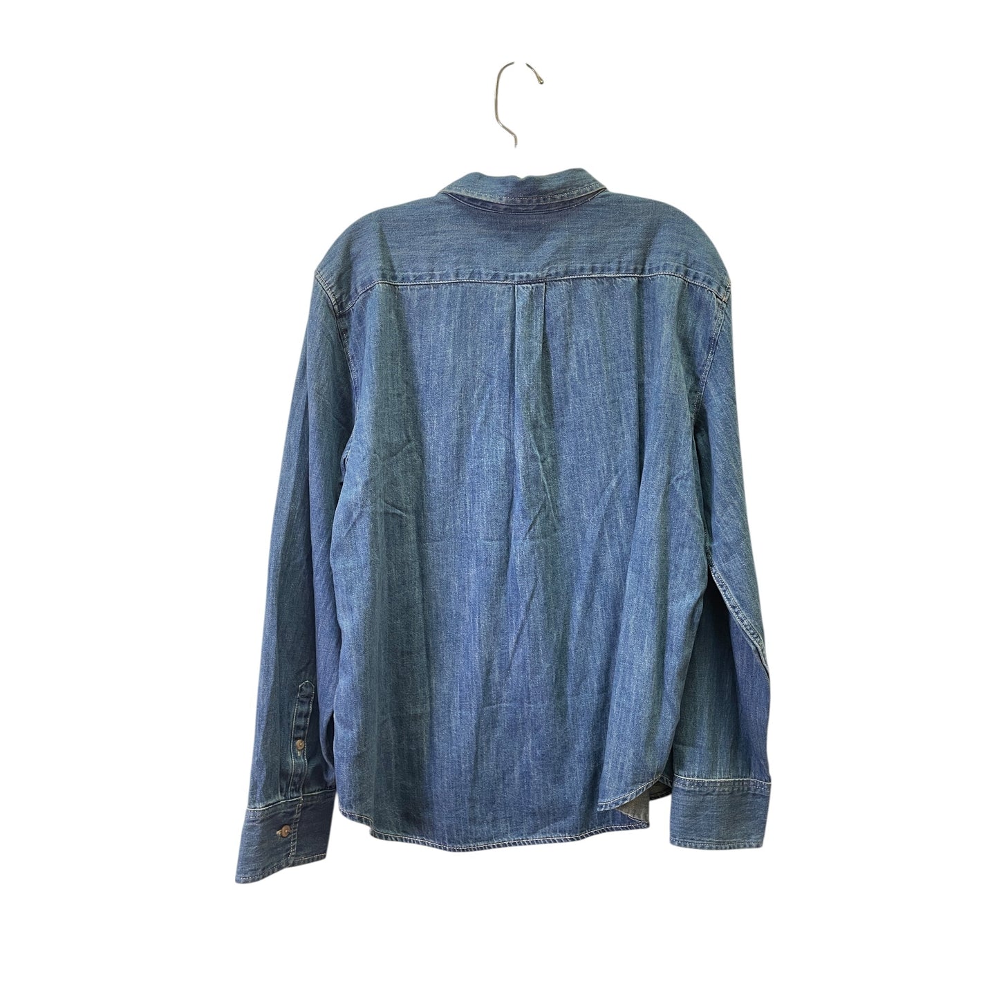 Top Ls By J. Crew In Blue Denim, Size:L