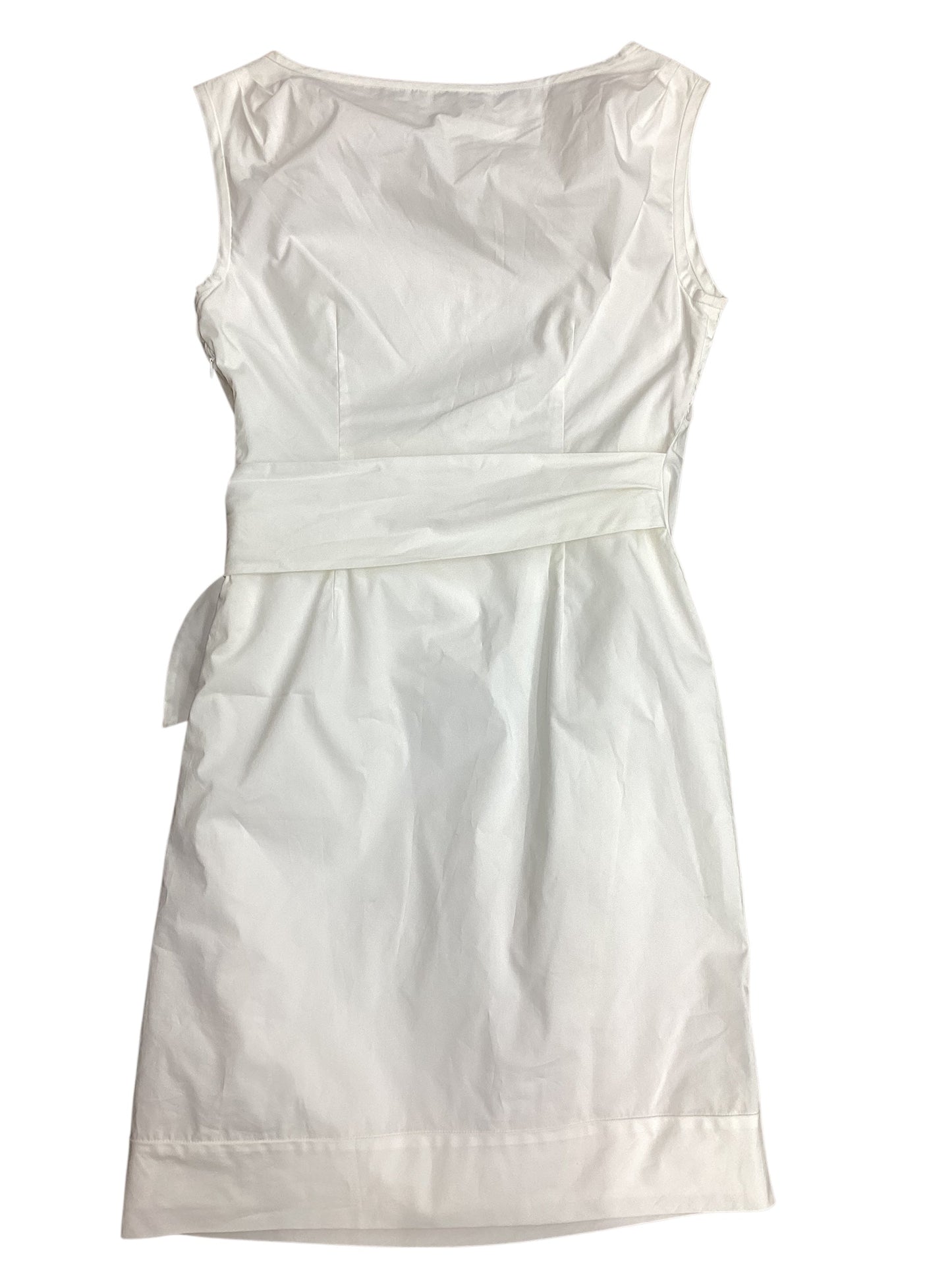 Dress Designer By Diane Von Furstenberg In Ivory, Size:S