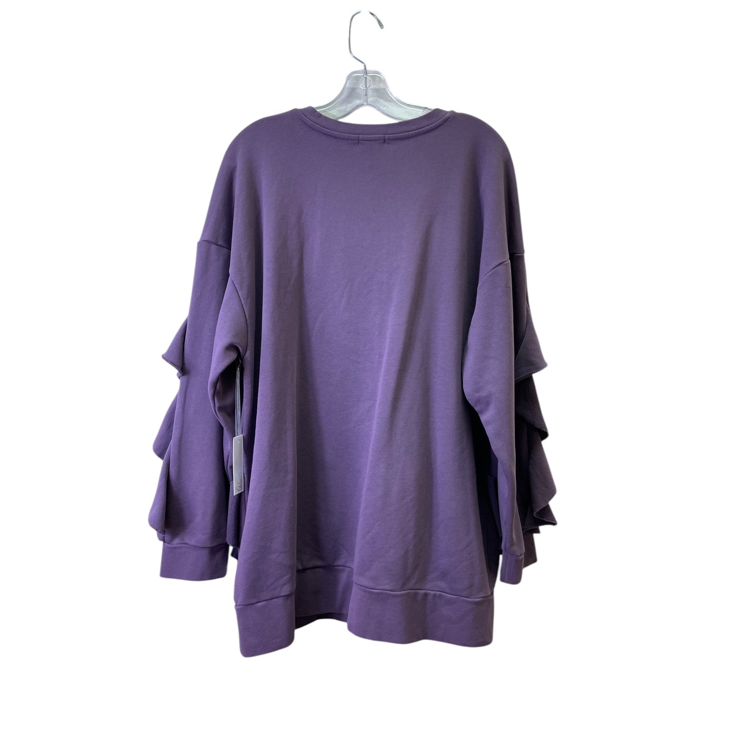 Sweatshirt Collar By Chelsea 28 In Purple, Size:Xl
