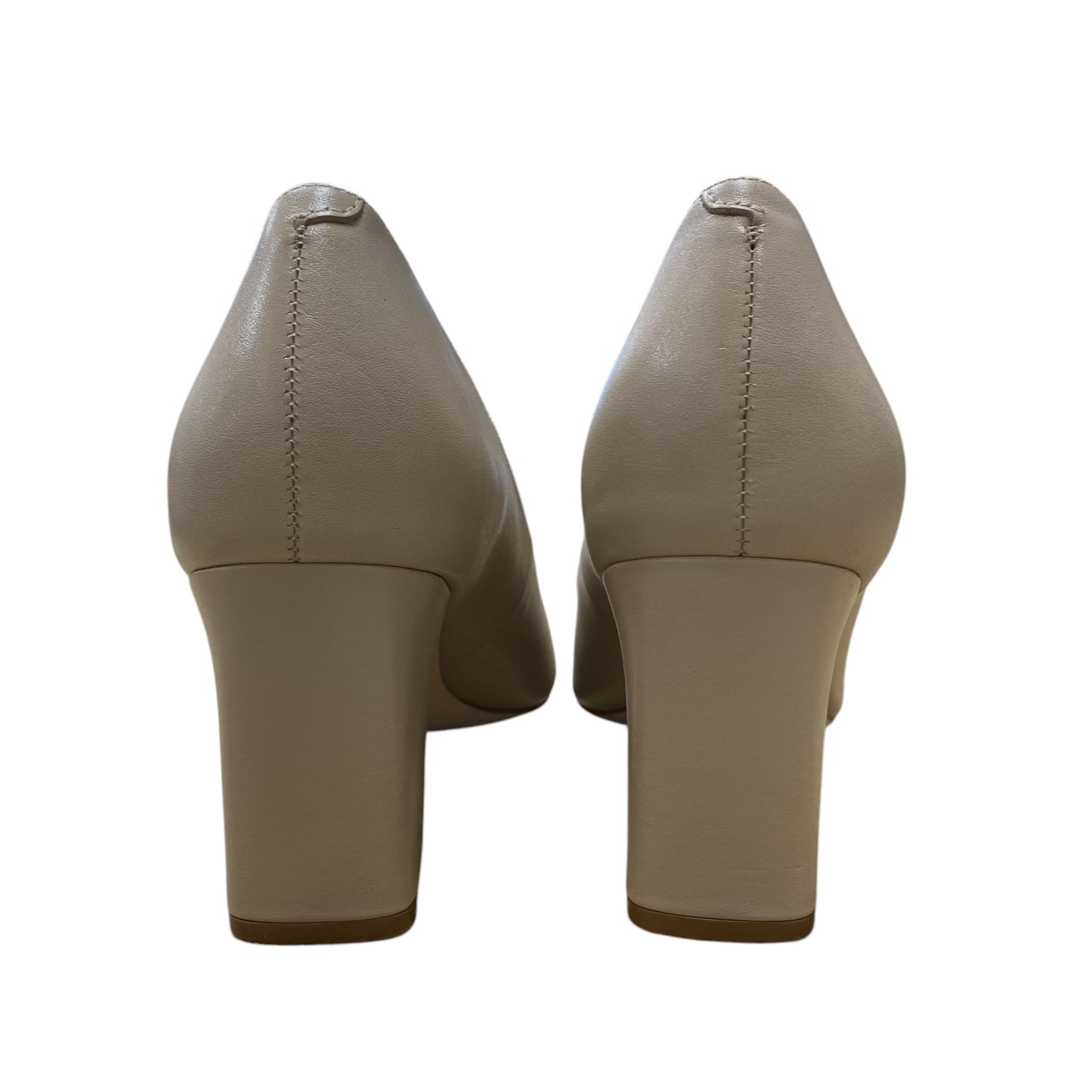 Shoes Heels Block By Marc Fisher In Beige, Size:8