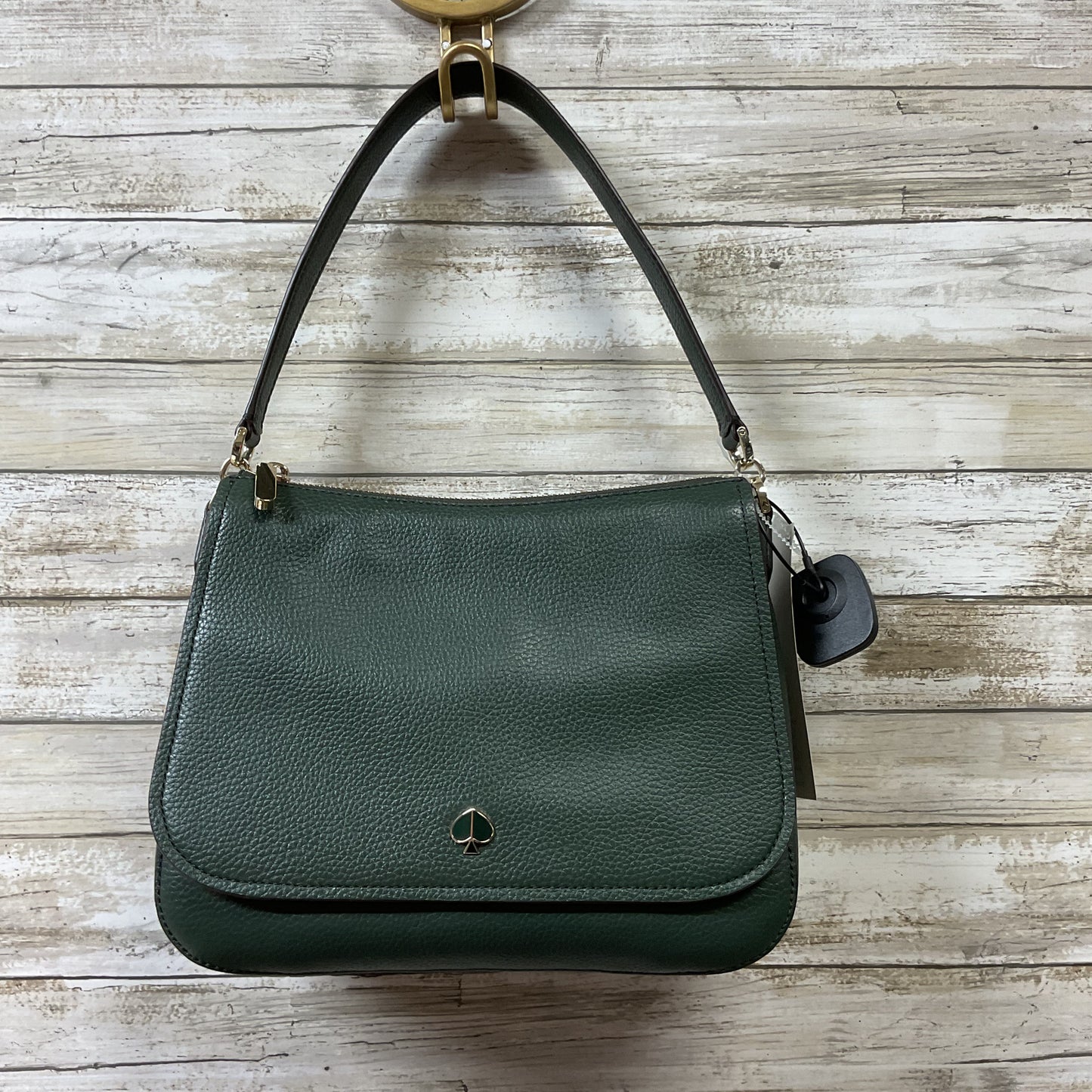 Handbag Designer By Kate Spade In Green, Size:Medium