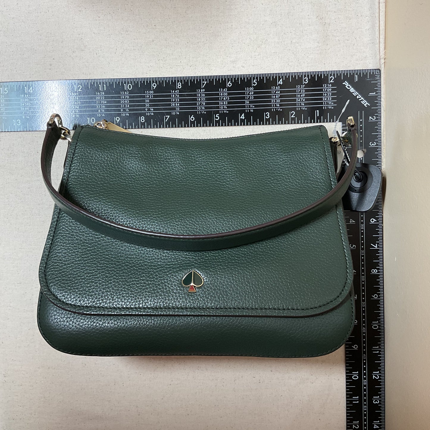 Handbag Designer By Kate Spade In Green, Size:Medium