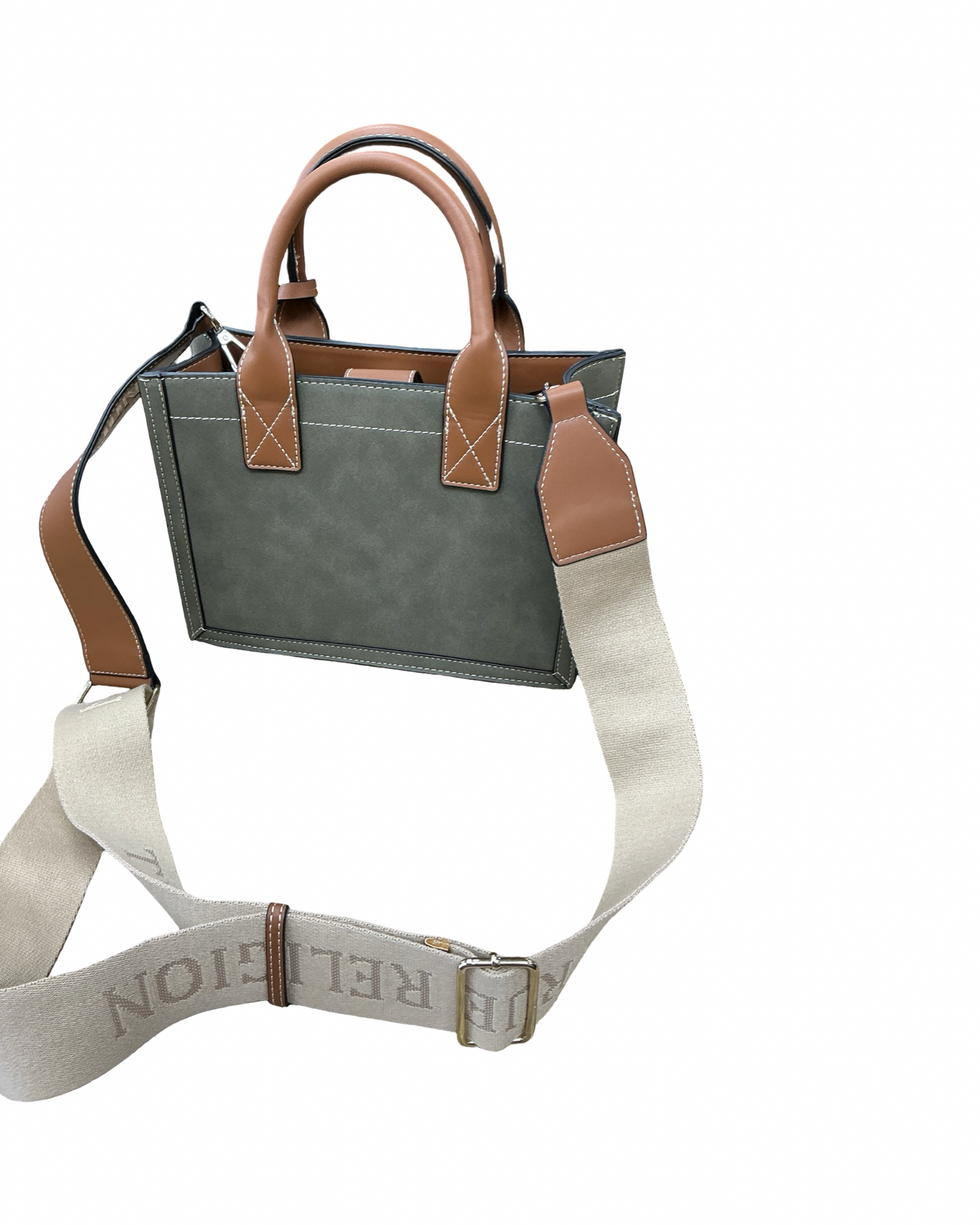 Handbag By True Religion In Green, Size:Medium