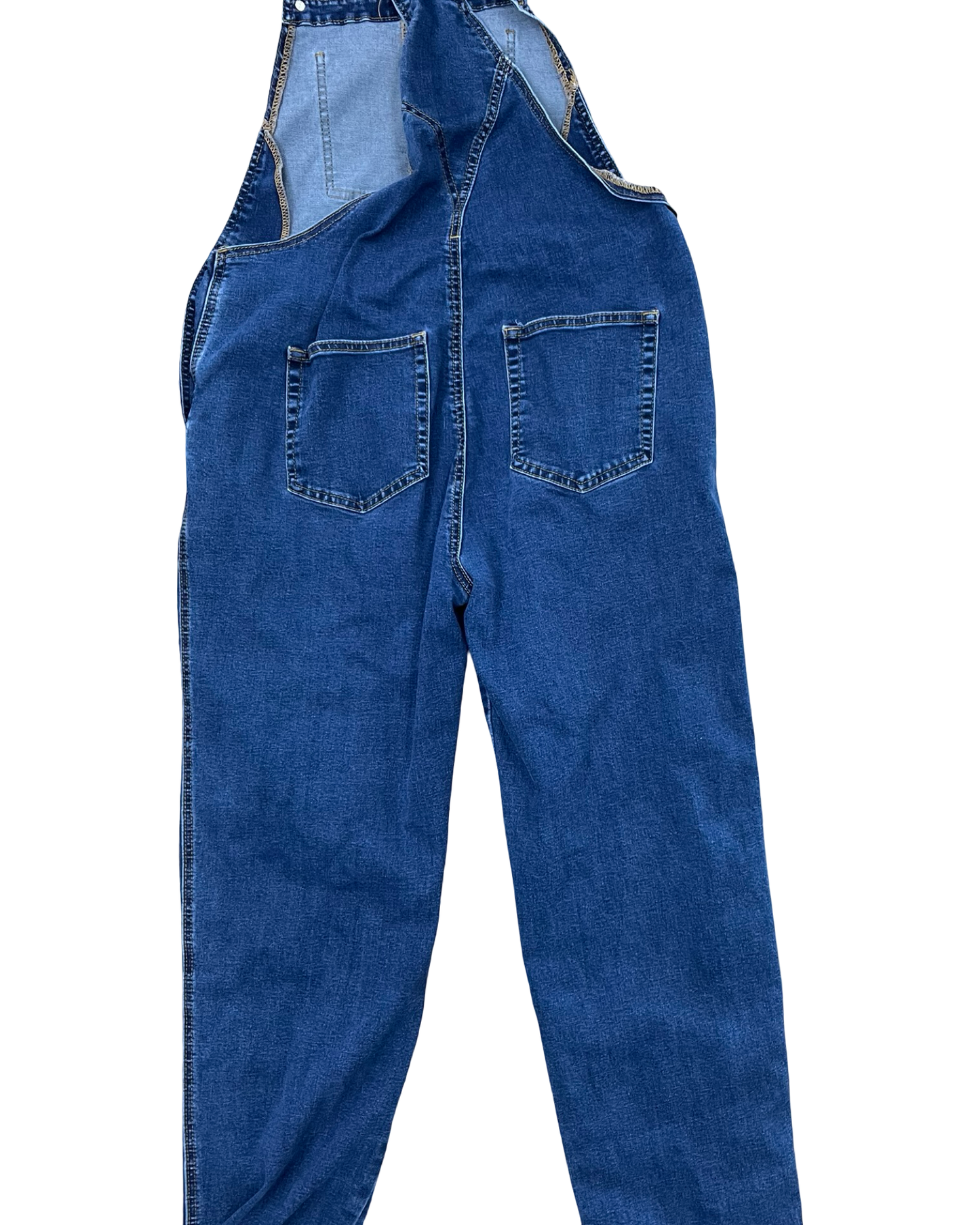 Overalls By Clothes Mentor In Blue Denim, Size:L