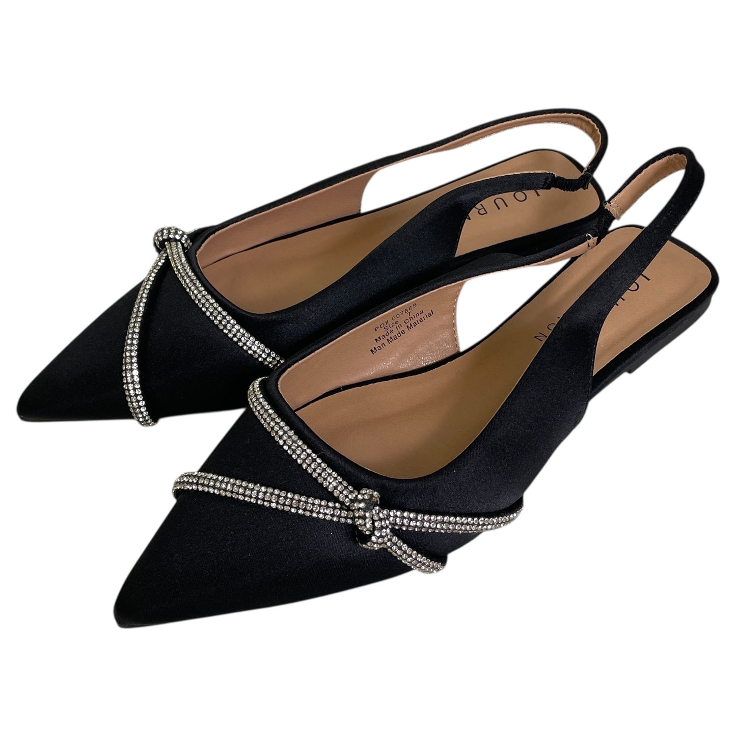 Shoes Flats By Journee In Black, Size:7.5