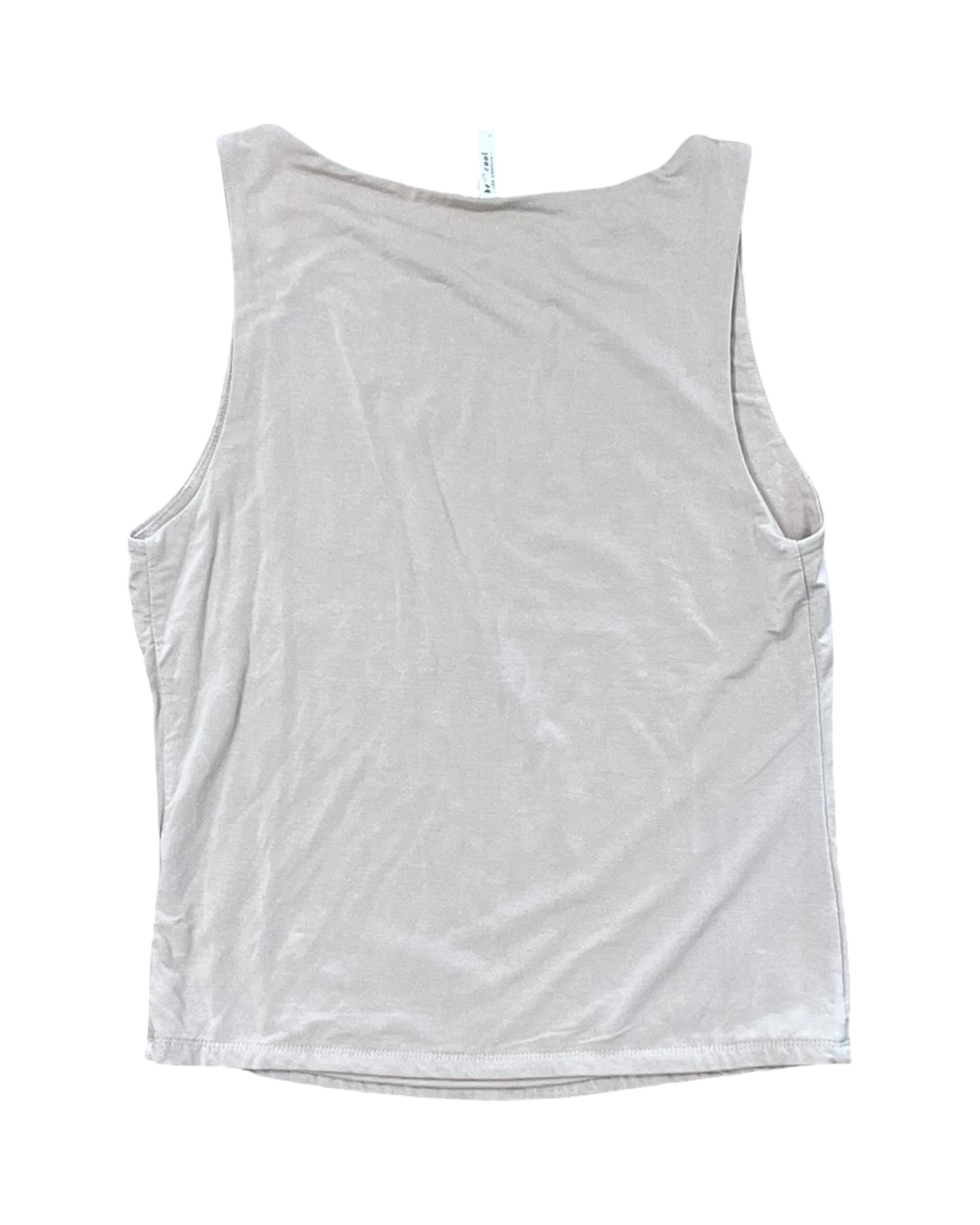 Top Sleeveless By Be Cool In Cream, Size:L