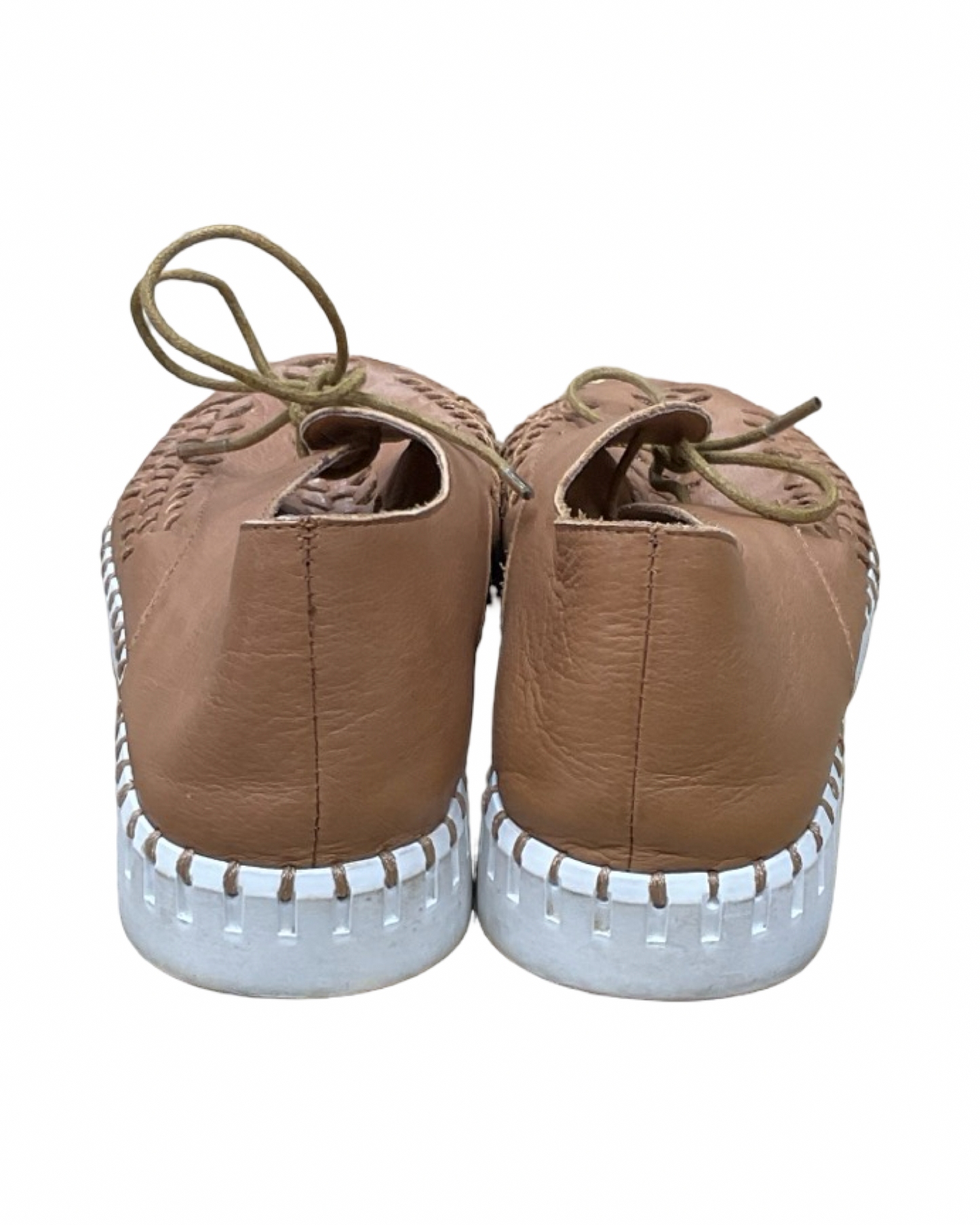 Shoes Flats By Clothes Mentor In Brown, Size:7.5