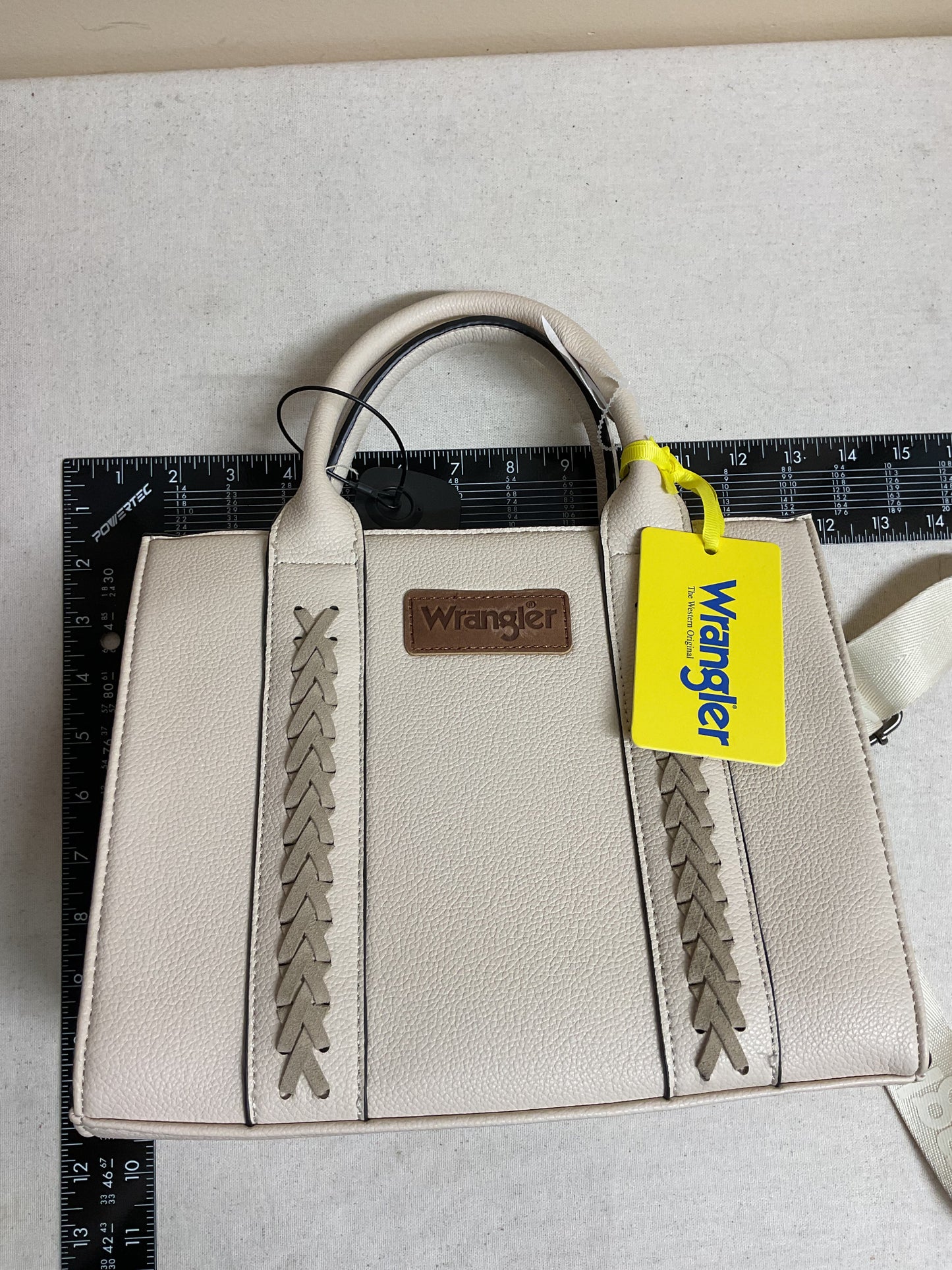 Handbag By Wrangler In Cream, Size:Medium