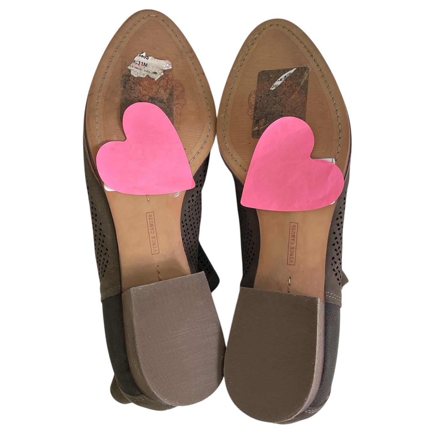 BOOTS ANKLE HEELS by VINCE CAMUTO In BROWN, Size: 11