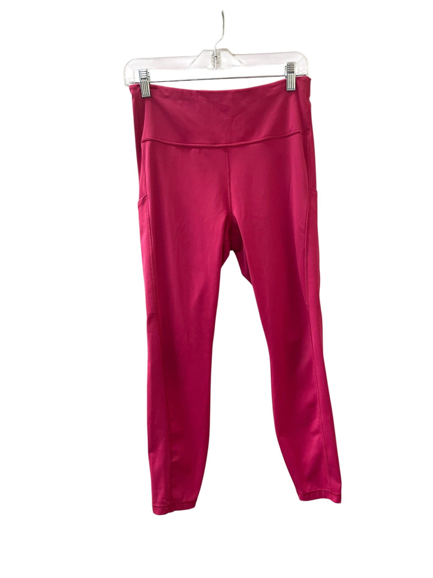 Athletic Leggings By Athleta In Pink, Size:M