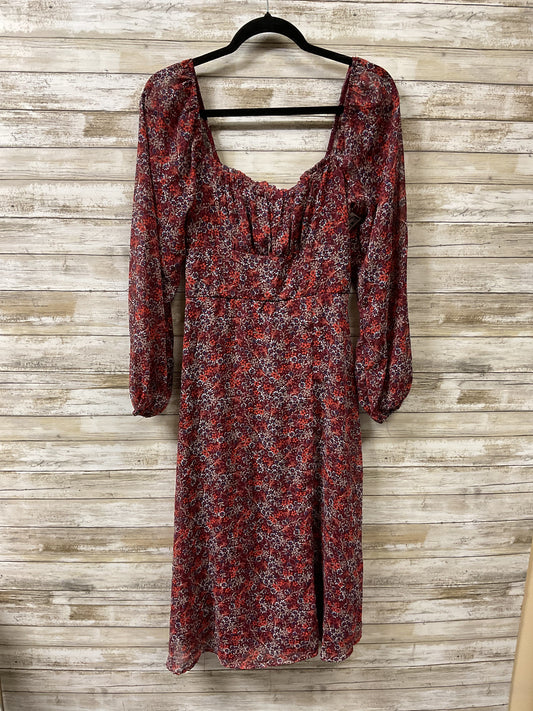 Dress Casual Midi By Blue Rain In Red, Size:M