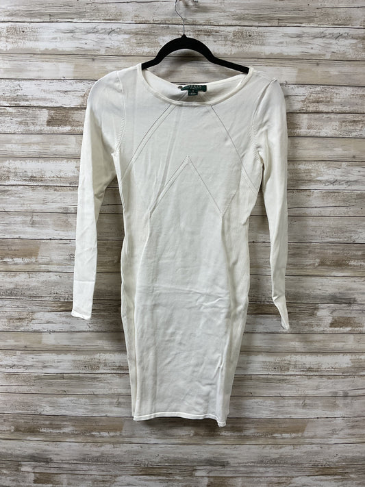 Dress Casual Short By Lauren By Ralph Lauren In White, Size:Xs