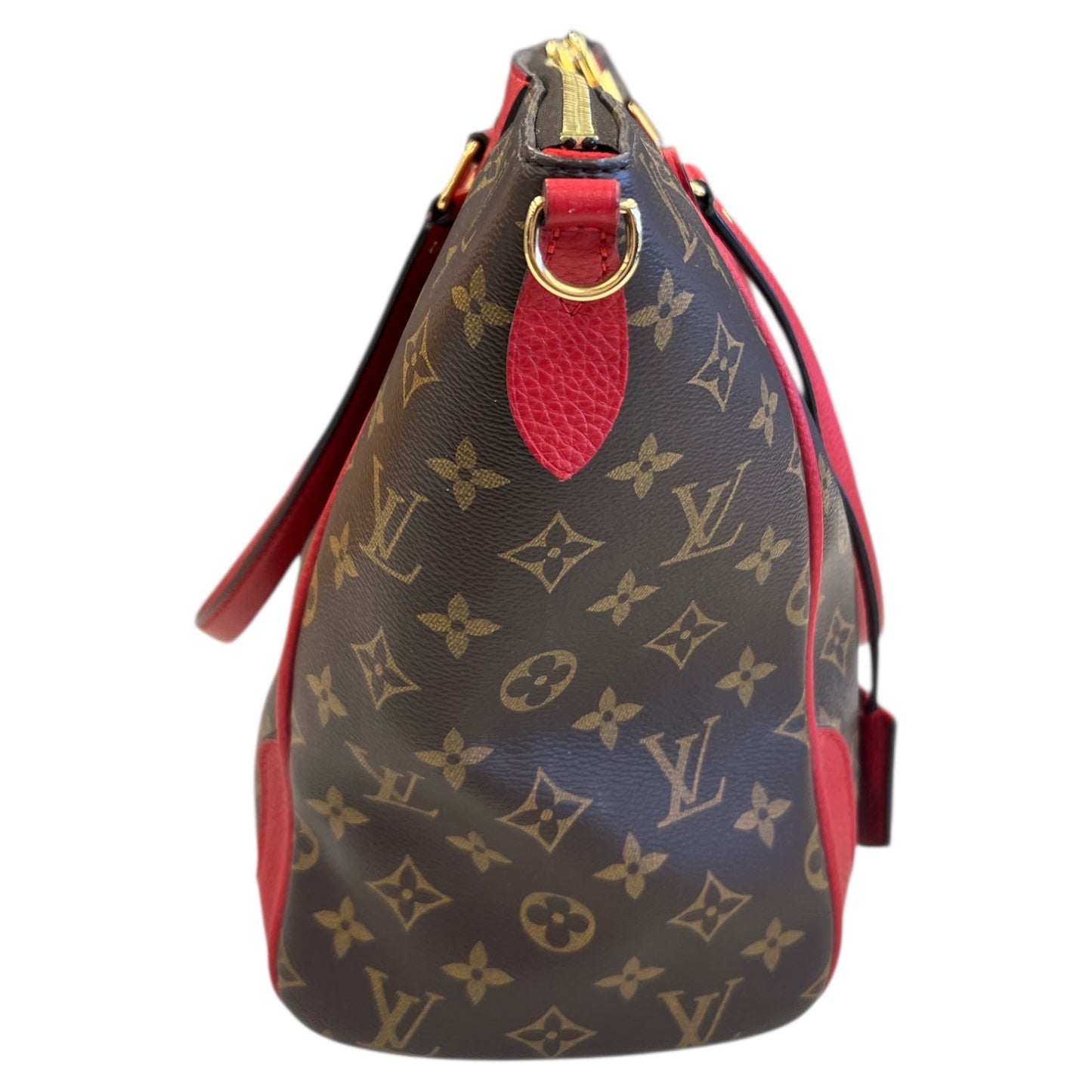 Handbag Luxury Designer By Louis Vuitton In Brown, Size:Large