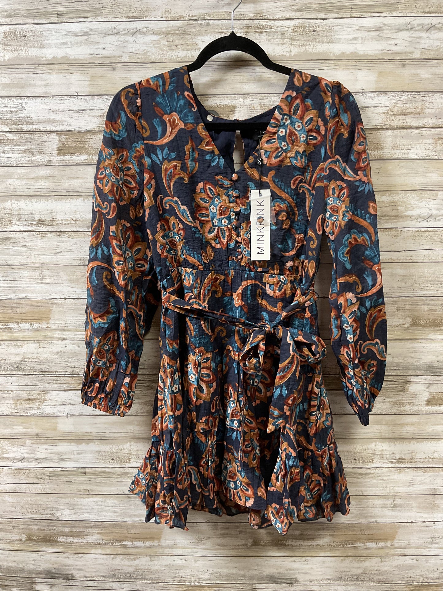 Dress Casual Short By Minkpink In Blue & Red, Size:M