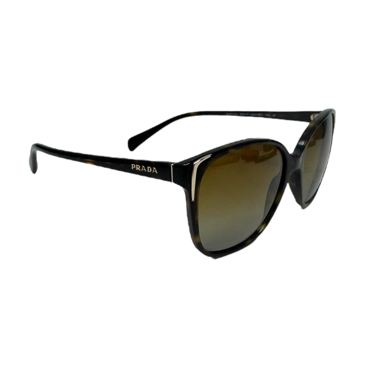 Havana Polar Brown Gradient Sunglasses Luxury Designer By Prada