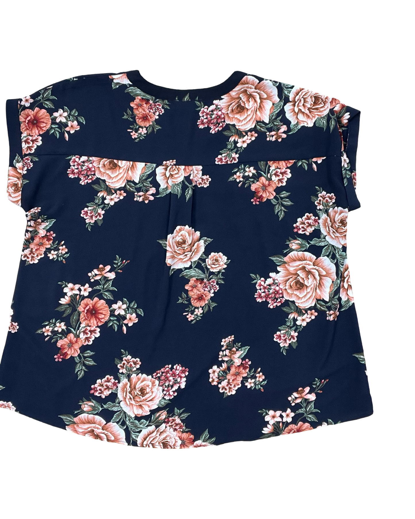 Top Ss By Clothes Mentor In Navy, Size:3X
