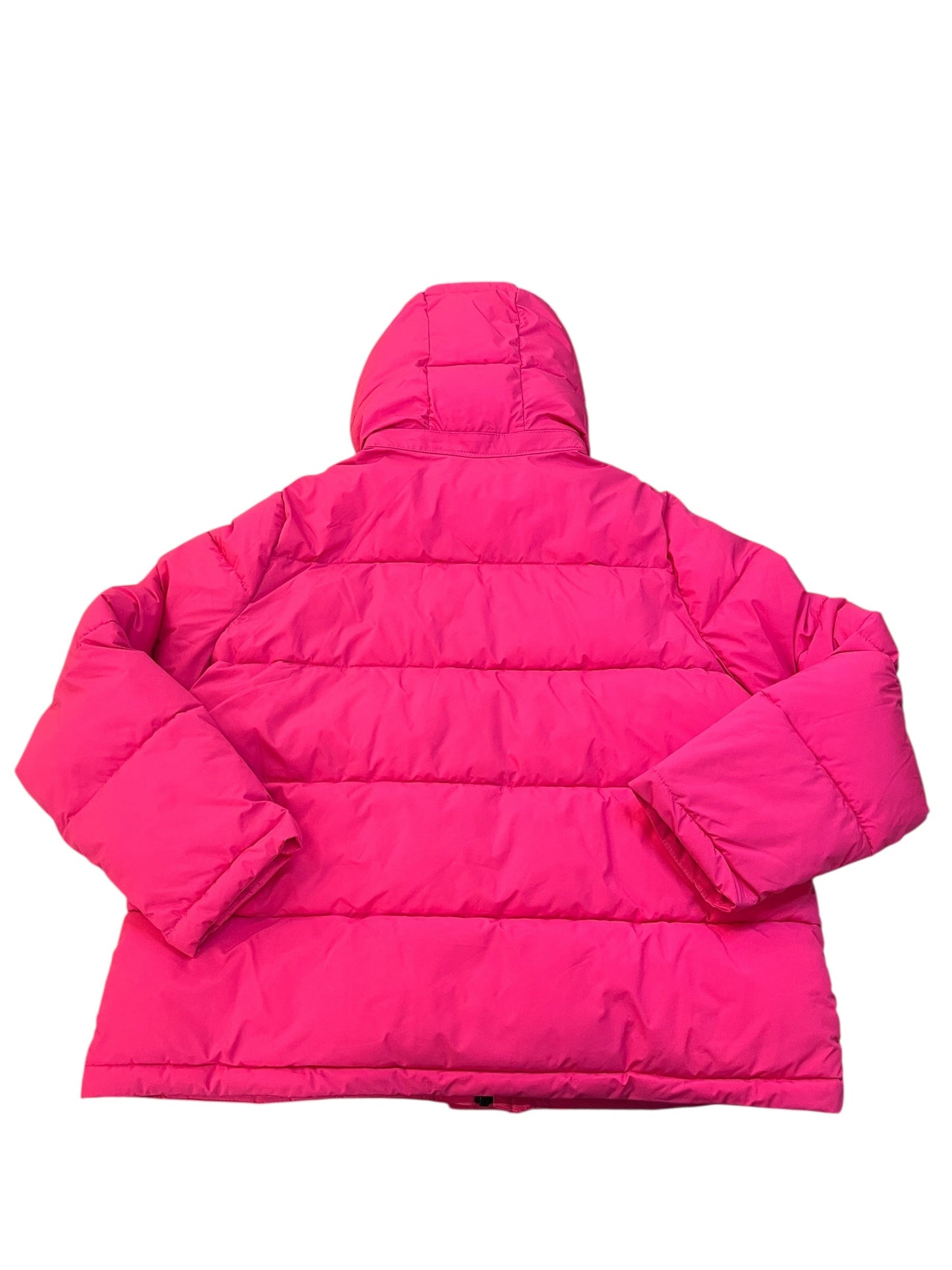 Coat Puffer & Quilted By Calvin Klein In Pink, Size:L